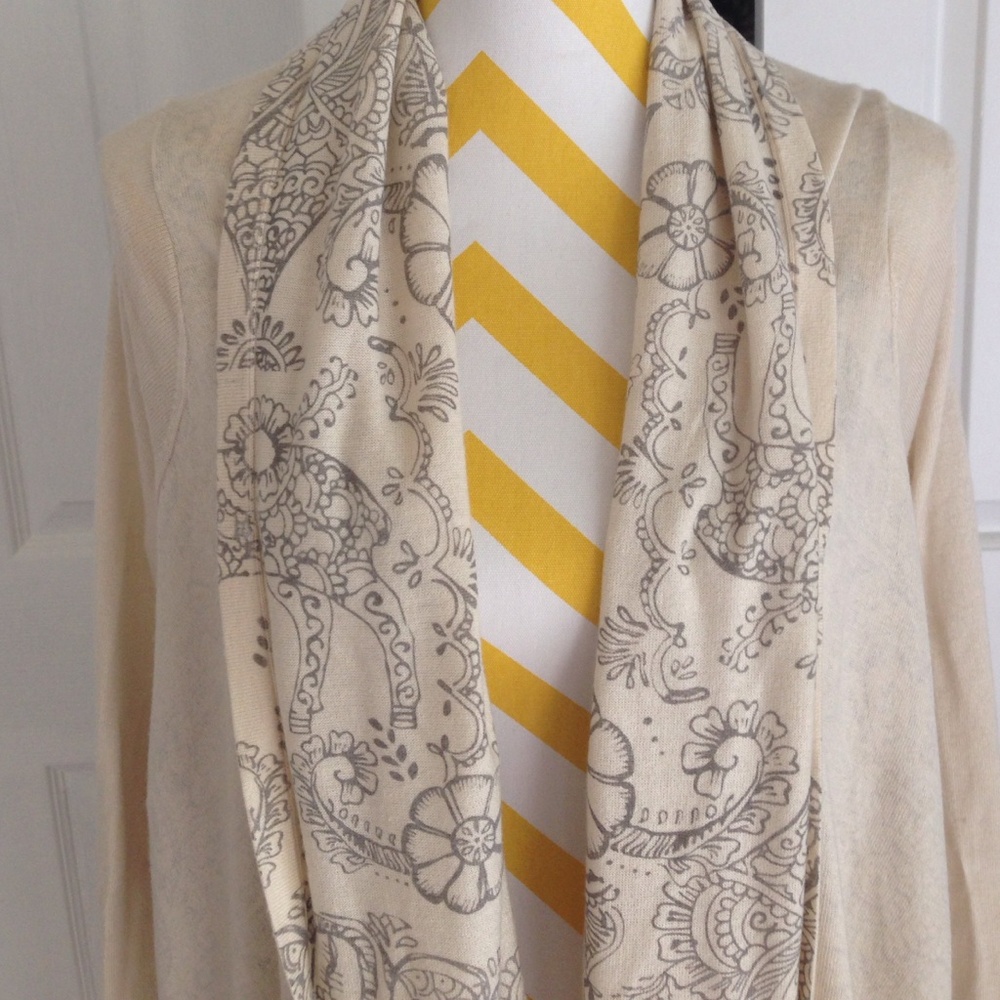 LAMB cashmere blend sweater wrap.